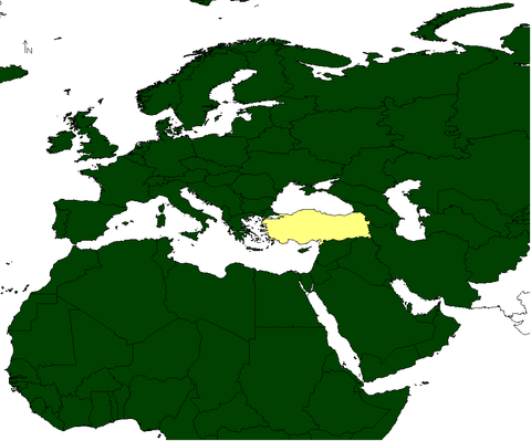 Galanthus elwesii var. monostictus - Distribution Map